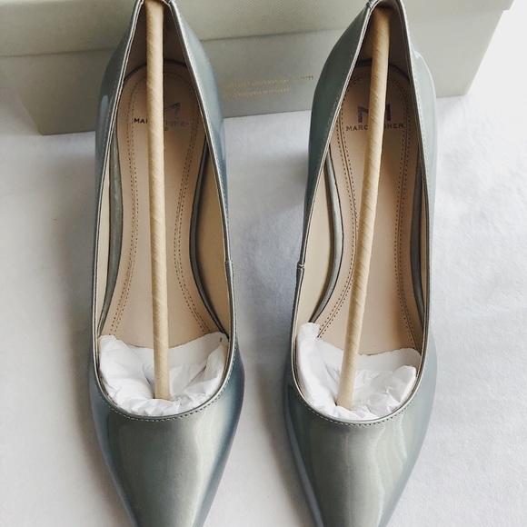 New MARC FISHER Zala Patent Leather Pointed Pumps - Picture 2 of 7
